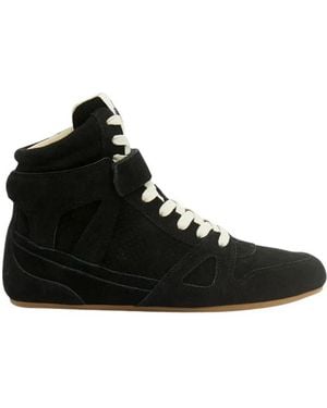 Isabel Marant Schoenen ,Zwart ,Leer Senny High