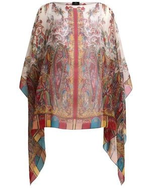 Etro Jassen ,Veelkleurig ,Capes - Bruin