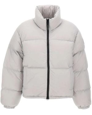 Canada Goose Jassen ,Grijs ,Leer Fallon Puffer Jacket
