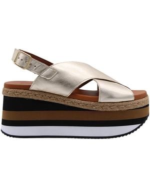 Sweet Pants Wedges - Marrón