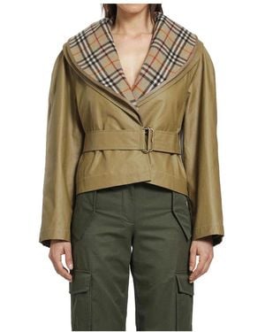 Burberry Carlton Short Parka - Groen