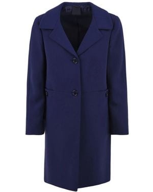 Aspesi Single-Breasted Coats - Blue