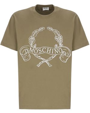 【MOSCHINO】Double-smile short-sleeved T-shirt/全国送料込み Aeffe_2Farticle_imgs_2FMOKHUG0