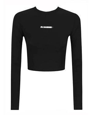 Jil Sander Long Sleeve Tops - Noir