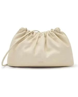 Tous Tassen ,Leer Cloud Clutch - Naturel