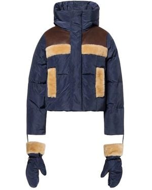 Goldbergh Fitness ,Blauw ,Leer Ski Jacket