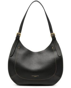 Gianni Chiarini Tassen ,Zwart ,Leer Gabry Leren Schoudertas