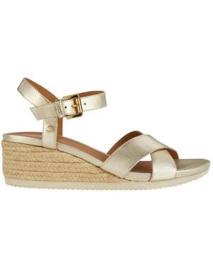 Geox Ischia Corda Wedge - Mettallic