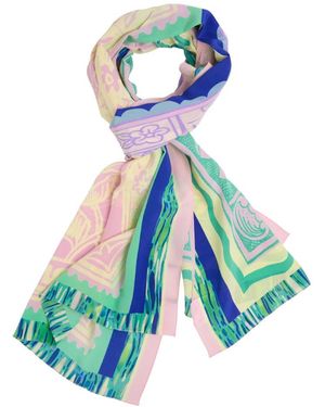Marc Cain Silky Scarves - Azul