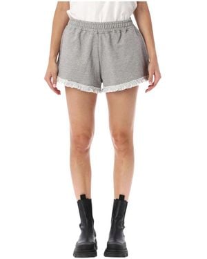 Ganni Short Shorts - Gris