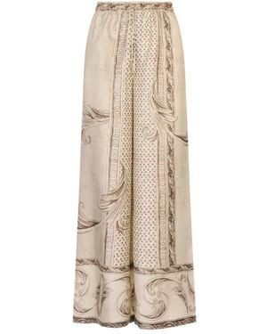Max Mara Wide Pants - Natural