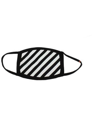 Off-White c/o Virgil Abloh Schwarze Baumwoll-Gesichtsmasken