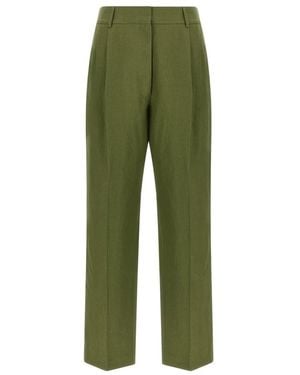 Blazé Milano Straight Trousers - Green