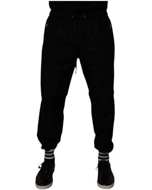 Dolce & Gabbana Casual Straightleg Trousers - Black
