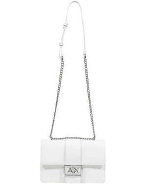 ARMANI EXCHANGE Shoulder Bags - White