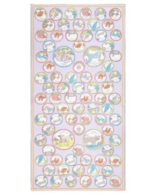 Inoui Edition Accessoires ,Paars ,Katoen Sjaal 100 - Wit