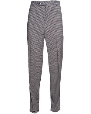 Gabriele Pasini Broeken ,Grijs ,Wol Slim-Fit Broek