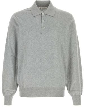 Brunello Cucinelli Polo Shirts - Grey