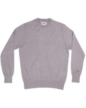 Mc2 Saint Barth Round-Neck Knitwear - Gris
