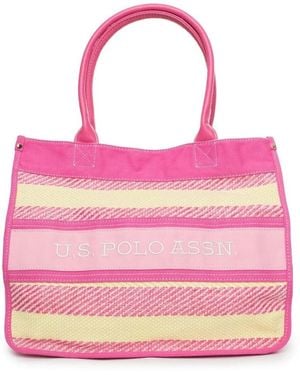 U.S. POLO ASSN. Tote Bags - Pink