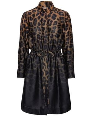Karmamia Leopard Gradient Stilvolles Modeaccessoire - Schwarz