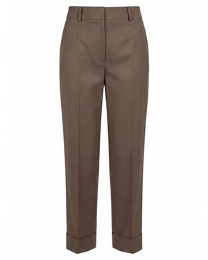 Peserico Straight Trousers - Brown