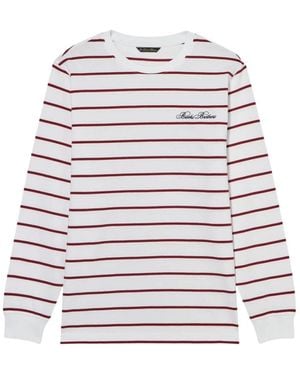 Brooks Brothers Long Sleeve T-Shirts - White