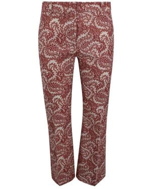 Weekend by Maxmara Cropped Trousers - Red
