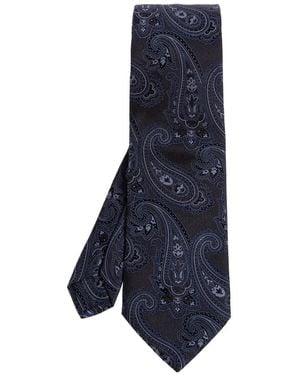 Etro Seidenkrawatte - Blau