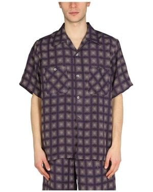 Needles Short Sleeve Shirts - Purple