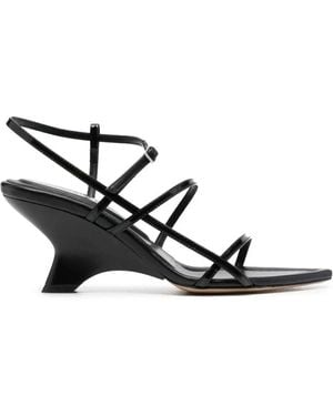 Gia Borghini Schwarze keilabsatz pumps