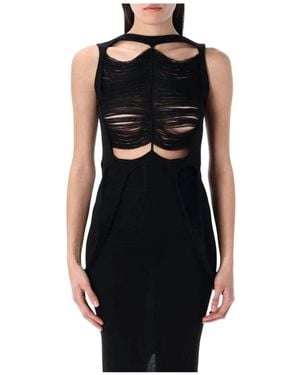 Rick Owens Sleeveless Tops - Nero