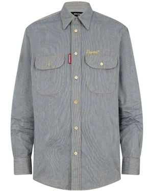 DSquared² Denim Shirts - Grey