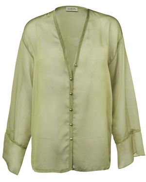 GUAJA. Blouses - Verde