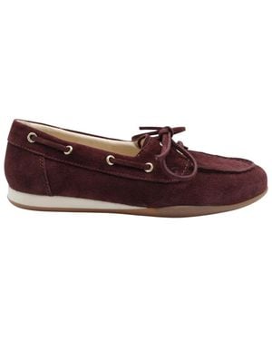 Nero Giardini Boat Shoes - Red