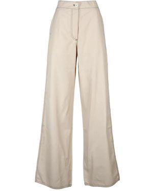 Sunnei Wide Trousers - Natural