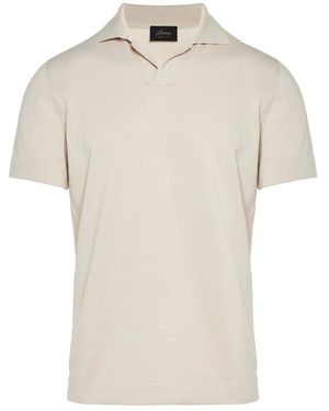 Brioni Polo Shirts - Blanc