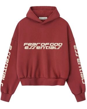 Fear Of God Hoodies - Red