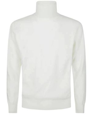 Altea Maglia Dolcevita Rasata M/L - Weiß