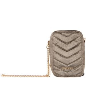 carlo colucci Cross Body Bags - Metallic