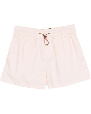 Plan C Korte Broeken ,Roze ,Katoen Shorts Met Trekkoord