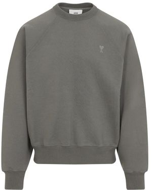 Ami Paris Sweatshirts - Grigio