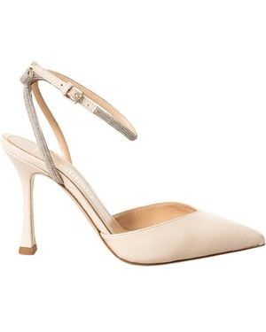 Ninalilou Schoenen ,Leer Sandalo Slingback - Wit