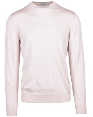 Ballantyne Rundhals-Pullover - Pink