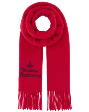 Vivienne Westwood Winter Scarves - Rouge
