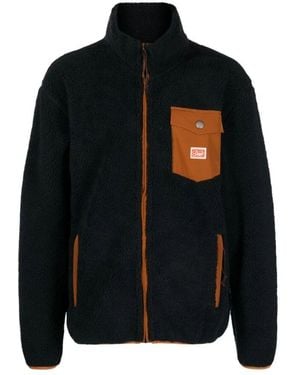 Deus Ex Machina Fletcher fleece bomberjacke - Schwarz