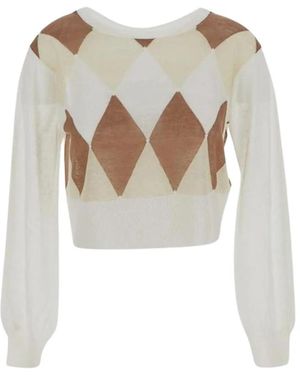 Ballantyne Round-Neck Knitwear - Blanc