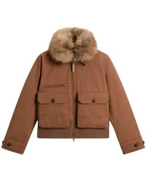 Woolrich Bison Jas - Bruin