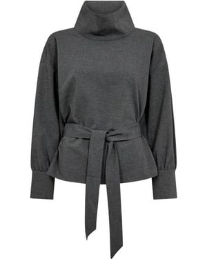 co'couture Overhemden ,Grijs ,Tops