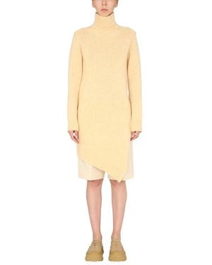 Jil Sander Knitted Dresses - Yellow